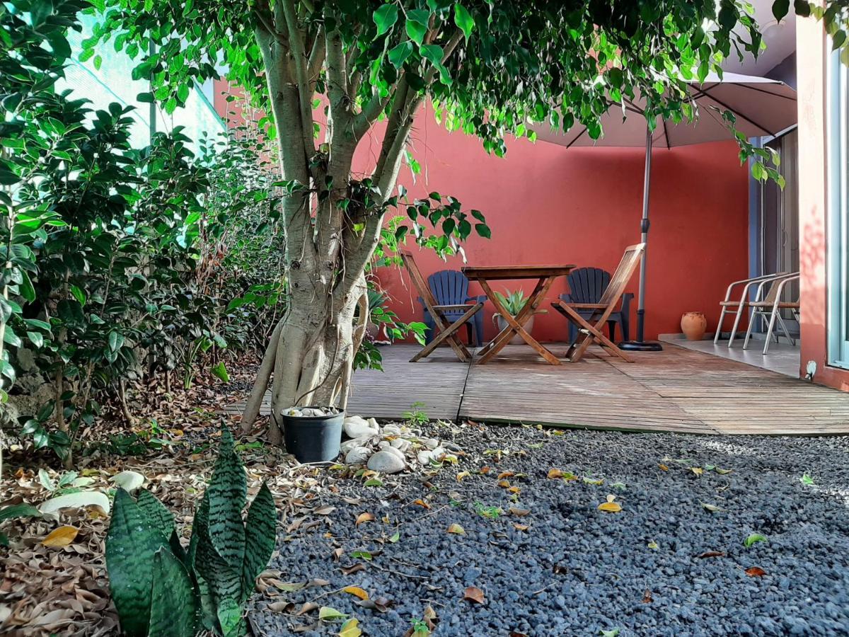 Casa Das Yucas - Patio Apartment Capelas Bagian luar foto